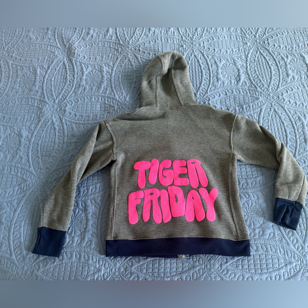 Tiger Friday Oversized Zip Hoodie